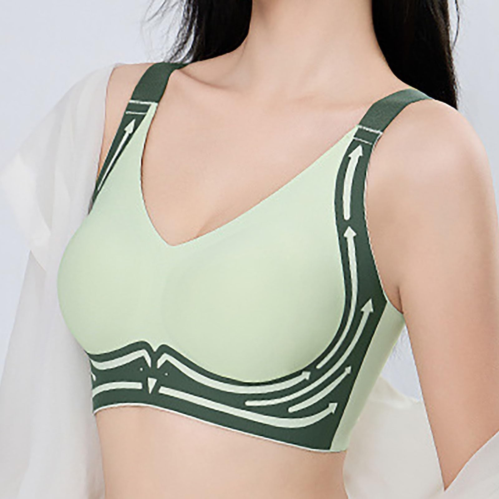 Women Seamless Bras Plus Size  - Sleep Bra Bralette review and price