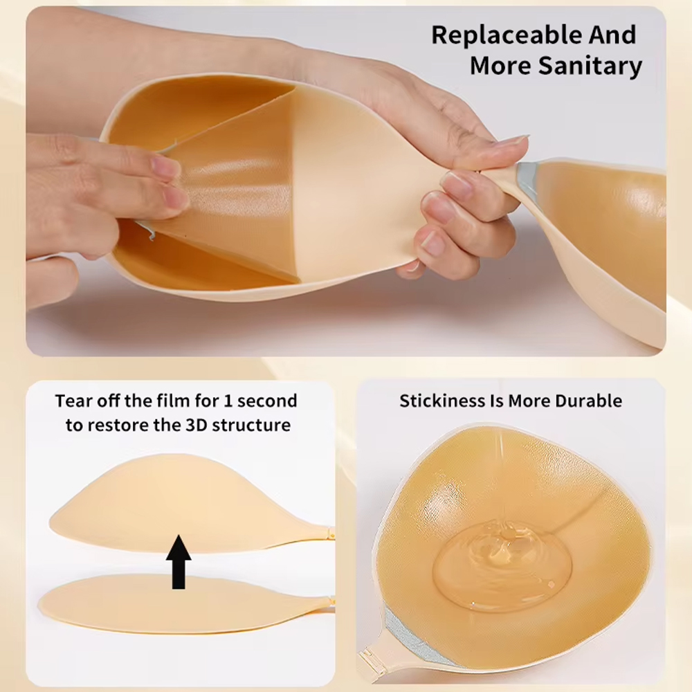 Cleavage Lift Silicone Stick-o - Backless Bra Sticky review and price