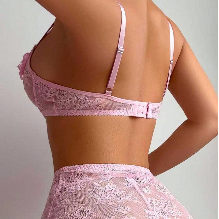 Sexy Lingerie See-through Bra  - Sheer Mesh Bra review and price